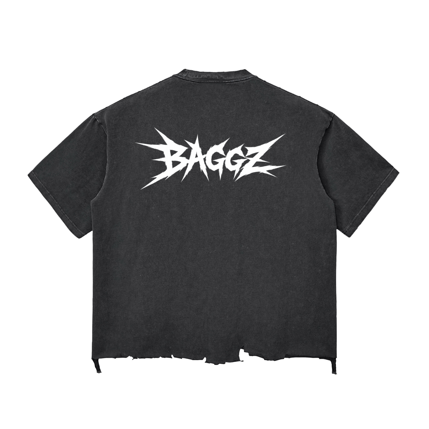 Snow Wash Raw-Hem Boxy T-shirt
