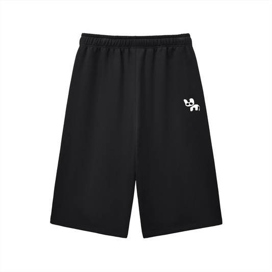Relaxed Drawstring Three-quarter Sweatpants